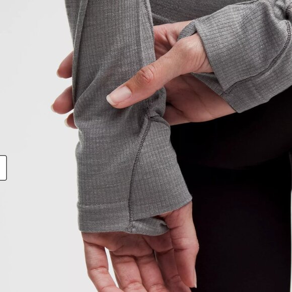 LULULEMON Swiftly Wool Long-Sleeve Shirt - Picture 3 of 5